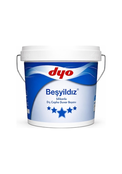 Dyo Beşyıldız Silikonlu Dış Cephe Boyası 7.5 Lt Diğer