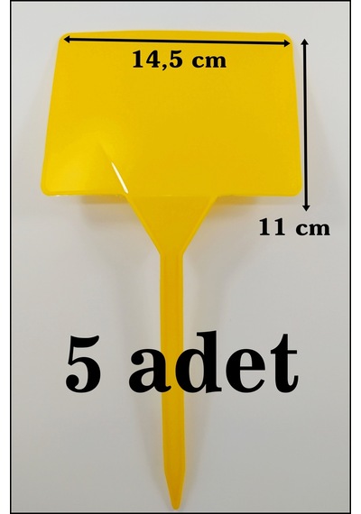 Bakliyat Fiyat EtiketiBalık Etiketi Etiketlik 5 Adet 14.5X11Cm