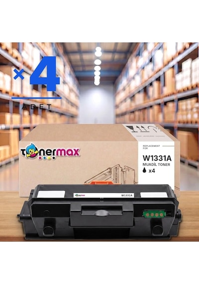 Hp Laser Mfp 432fdn Uyumlu Toner Çipli W1331a 4'lü 5.000 Sayfa