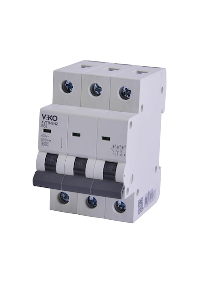 Viko 4vtb-3b63 Otomatik Sigorta 4,5ka B Tipi 3 Kutup 63a 10