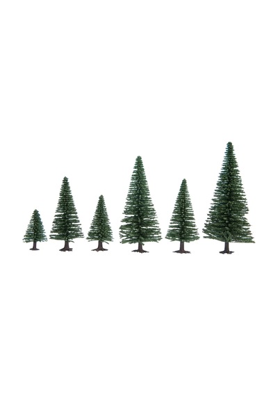 Noch 26920 Çam Ağaçları, 10 Adet, 5-14 Cm. Diorama Malzemesi