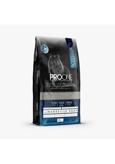 Pro One Hypoallergenic Marsilya Sabunu Kokulu İnce Taneli Sodyum Bentonit Kedi Kumu 10 KG