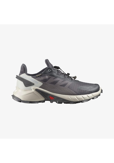 Salomon Supercross 4 Gore-tex Kadın Koşu Ayakkabısı Nine Iron L47976100 Gri