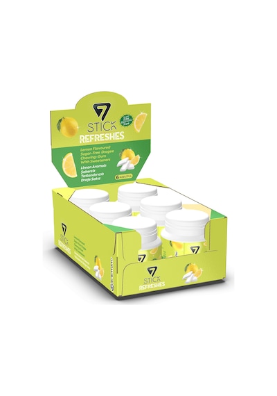 7stıck Sekersız Lemon Aromalı Draje Sakız 60 Pcs 6adet