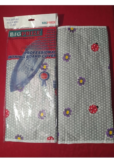 Ütü Masası Kılıfı Uğur Böceği Desen 140 x 52 CM