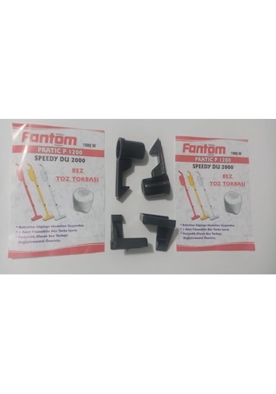 Fantom Pratik P1200 Süpürge 2 Adet Toz Torbası Ve 4 Tırnak Kilidi (514705178)