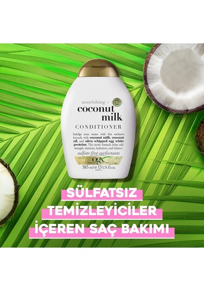 Coconut Milk Besleyici Sülfatsız Saç Bakım Kremi 385 Ml