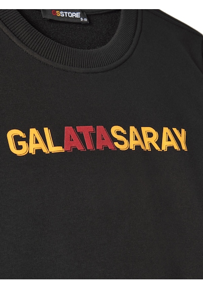 Gsstore Galatasaray Çocuk Ata Sweatshirt C251277 Siyah