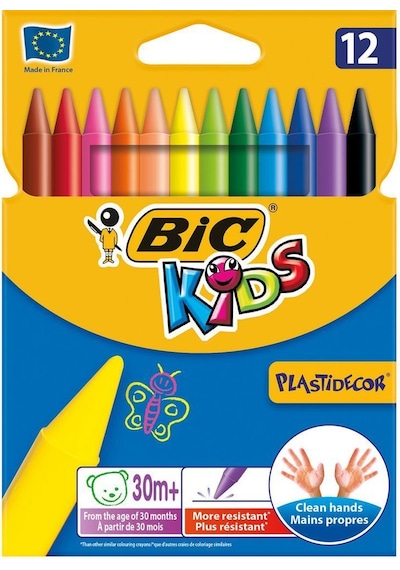 Bic Kids Plastidecor Pastel Boya 12'li