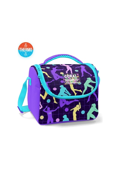 Coral High Kids Mor Voleybol Desenli Thermo Beslenme Çantası 11776