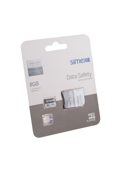 Simex 8 Gb Hafıza Kartı Sd Kart Adaptörlü 100 Mb/s Sh-101