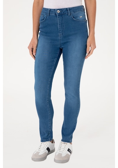 U.S. Polo Assn. Kadın Açık Mavi Skinny High Waist Fit Jean Pantolon 50297559-DN0021