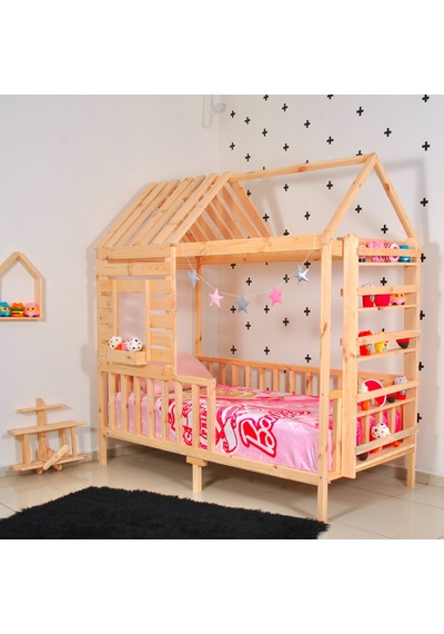 Markaawm Markaawm Montessori Yatak Çocuk Yatak Raf Doğal 90X190 Karyola Akçaağaç