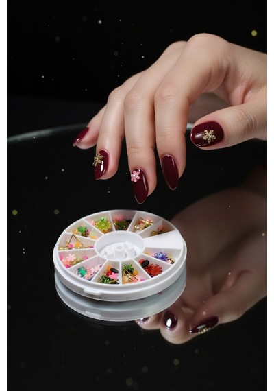 Tırnak Süsleme Taşı - Yüz Süsleme Taşı - Nail Art Süs Taşı - Nail Art Charm Çarm Yp152-7