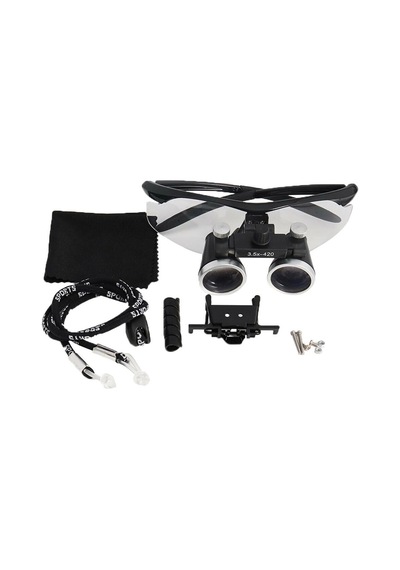 3.5x420mm Diş Cerrahi Gözlük Lens Büyüteç,taşıma Çantalı