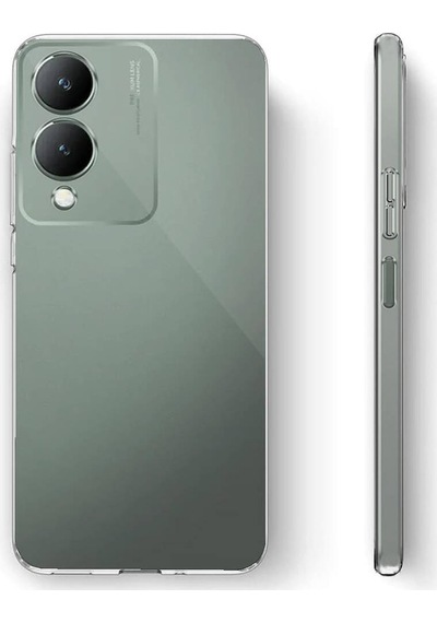 Zore Vivo Y17s Uyumlu Msra Süper Silikon Kılıf-renksiz Renksiz