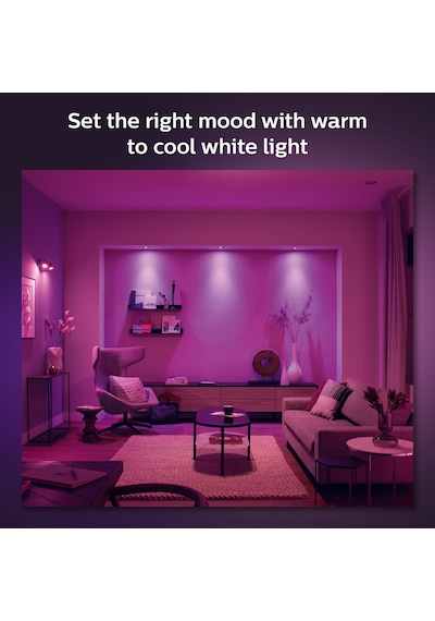 Philips Hue WCA Centura Akıllı Gömme 3'lü Spot 3x5.7W (Alüminyum)