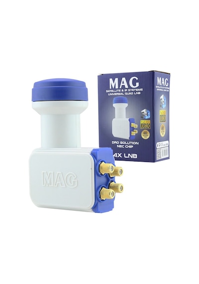 Mag Full Hd 4 Lü Lnb Altın Uçlu