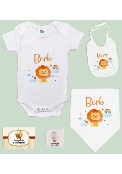 Bk Kids Kişiye Özel İsimli 5 Parça Beyaz Bebek Body Zıbın Ve Battaniye Hediye Seti, Yeni Doğan Bebek Giyim Hediyesi-7 Beyaz Bk Kids Kişiye Özel İsimli 5 Parça Beyaz Bebek Body Zıbın Ve Battaniye Hediye Seti, Yeni Doğan Bebek Giyim Hediyesi-7 Beyaz