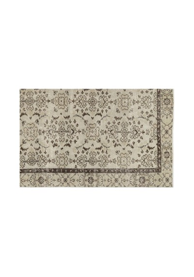 El Dokuması Vintage Yün-pamuk Naturel Halı 13184 157 X 279 Cm Çok Renkli