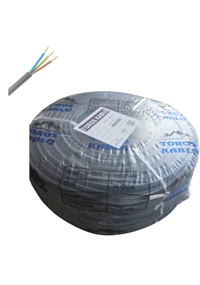 Toros Kablo Ttr 3 X 2.5mm² Cca Kablo H05 W-f 100 Metre