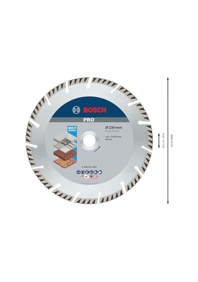 Professional Accessories Elmas Kesme Ve Delme Aksesuarları, Disk, Gri, 1 Adet