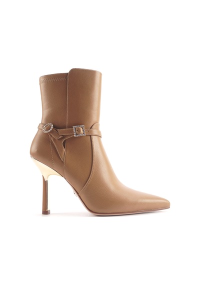 Nine West Betına 4pr Camel Kadın Topuklu Bot 000000000101701844 Kahverengi