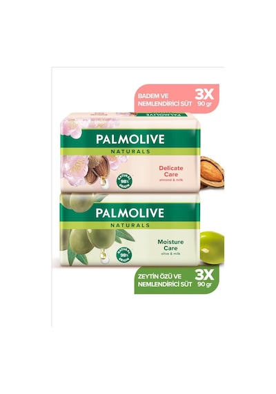 Palmolive Katı Sabun Badem & Zeytin 6x90 Gr Badem