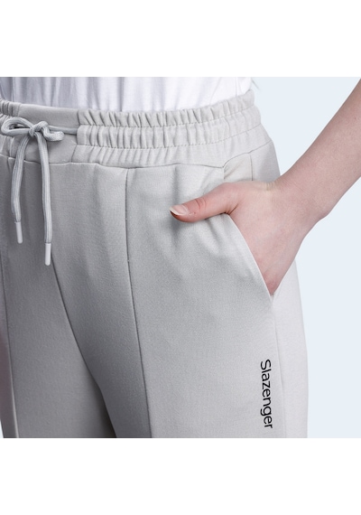 Slazenger KORBIN Kadın Cepli Dar Paça Taş Gri Eşofman Altı