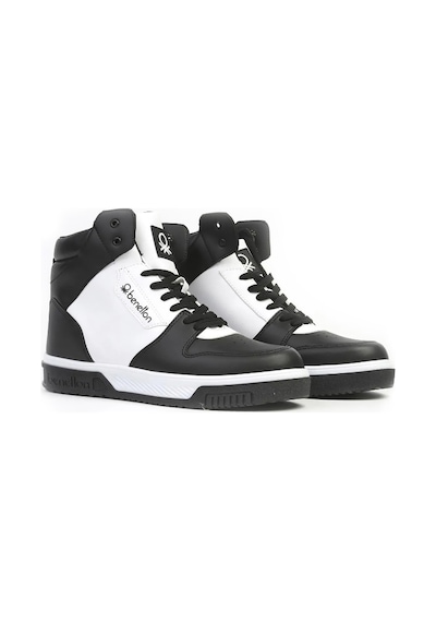 United Colors Of Benetton Benetton 31087 Erkek Günlük Boğazlı Sneaker Ayakkabı Siyah Beyaz Beyaz - Siyah United Colors Of Benetton Benetton 31087 Erkek Günlük Boğazlı Sneaker Ayakkabı Siyah Beyaz Beyaz - Siyah