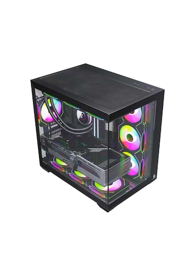 F7 Lite 7x Argb Fanlı Uzaktan Kumandalı Gaming Akvaryum Kasa
