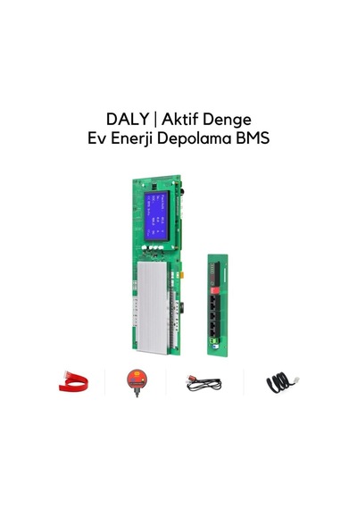 Daly Smart Bms Lifepo4 8s 24v 100a Solar Ev Enerjisi Depolama Sistemi Rs485/can/lcd