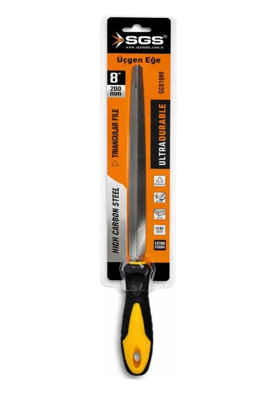 Sgs Sgs1999 Üçgen Eğe 8" 200mm