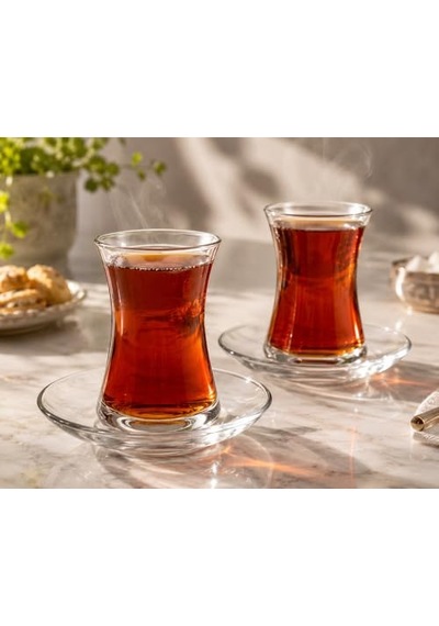 Paşabahçe 96355 Misis 12 Parça Çay Seti - 6 Kişilik Çok Renkli