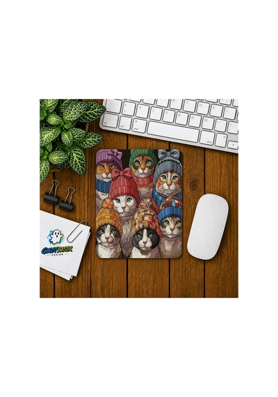 Kediler Baskılı Oyuncu Mousepad 0119