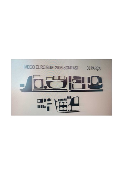 Iveco Eurobus 2006 28 Parça Torpido Kaplama Renk Ceviz