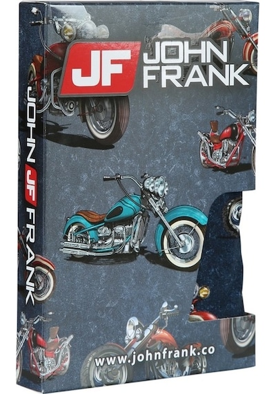 John Frank Motorcycle Boxer Çok Renkli