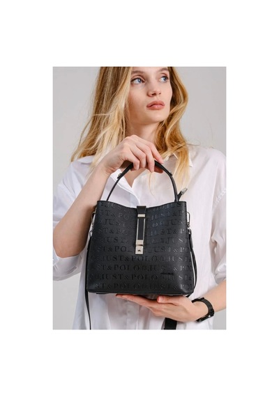 Just Polo Kadın Gofraj Baskılı Büyük Boy El Çantası 4028 Taba 42774393