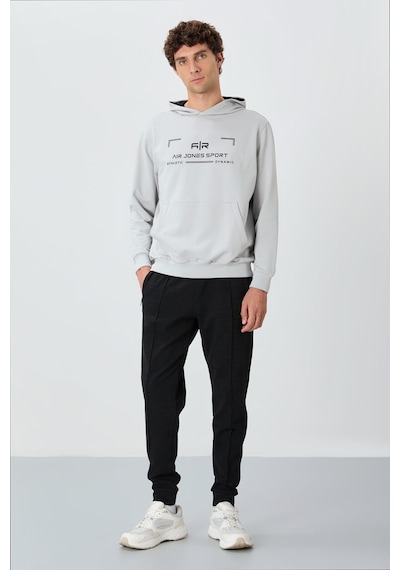 Tommy Life Darian Kırçıllı Siyah Jogger Erkek Eşofman Alt - 82113 Siyah