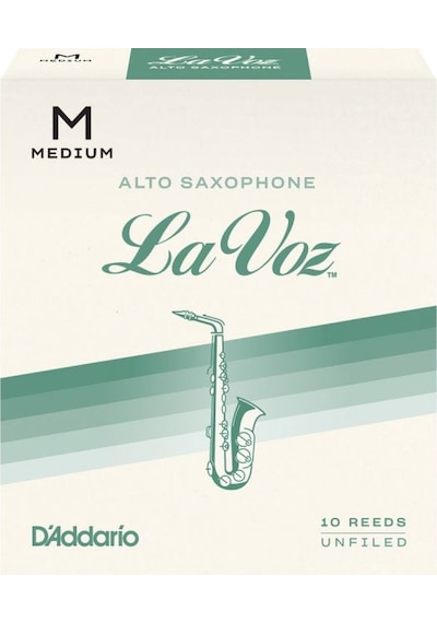 D\'addario Woodwinds La Voz Rjc10md Alto Saksafon Kamışı Medium
