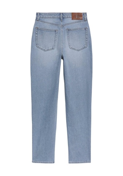 Calvin Klein New Mom Jean Panama Kadın Mavi Kot Pantolon-14793