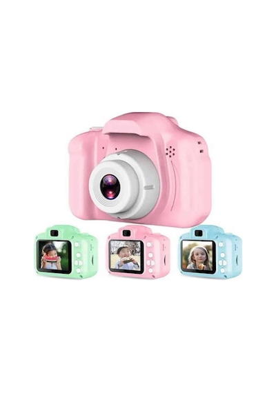 Çocuklara - 289 - Özel Fotoğraf Ve Video Çeken Mini Çok Renkli - Csmo-tex - Fotoğraf Makinesi