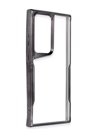 Newface Samsung Galaxy S24 Ultra Kılıf Boyi Silikon Kapak - Siyah
