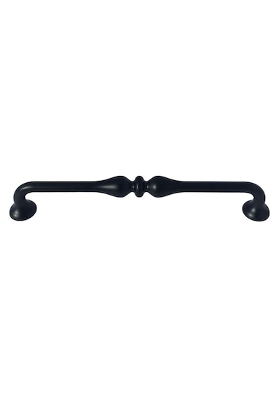 Fesleğen Kulp 160 Mm Siyah Mutfak Kulpu Çekmece Dolap Kapak Kulbu Metal Mobilya Dolabı Kulpları