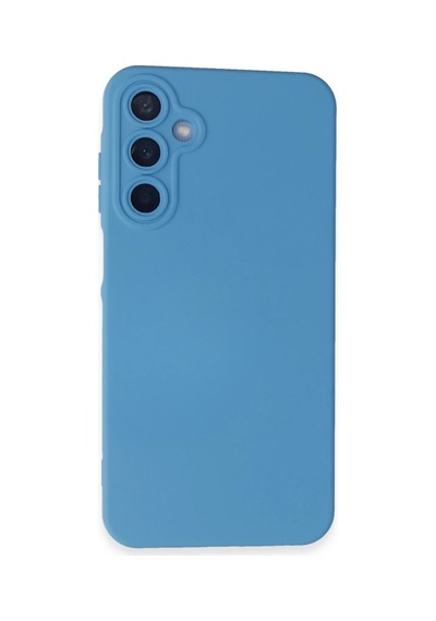 Samsung Uyumlu Galaxy A05s Kılıf Nano İçi Kadife Silikon - Mavi 0.2M-Çok Renkli