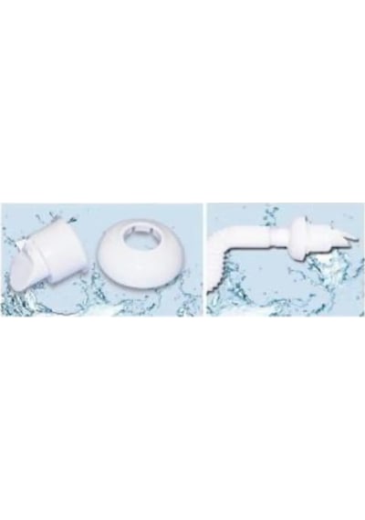 4 Adet Koku Yok Çekvalfli Adaptör Conta Lavabo Gideri Koku Önleyici Gider Adaptör