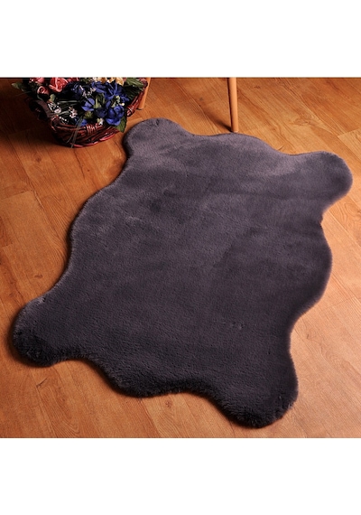Soft Peluş Re x  Tavşanı Postu Antrasit