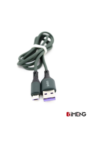 6a 100w Usb A To Micro Data Ve Hızlı Şarj Kablosu 1 Metre Yeşil