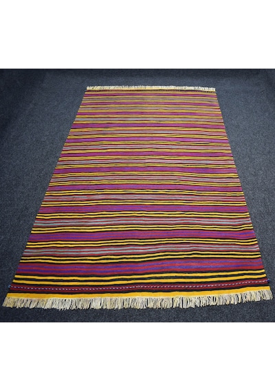 Zehra Abla Halı Yeni El Dokuma Emsalsiz Hafik Zara Sivas Yün Kilim 7476 Çok Renkli