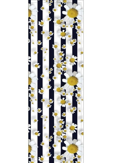 Sarı Papatya Desenli Premium Masa Örtüsü Runner Rnr319n11